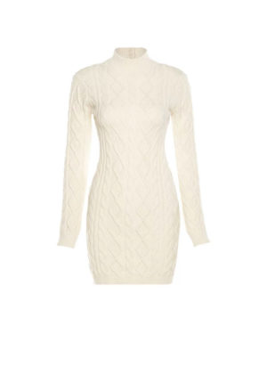 Backless Sweater Dress