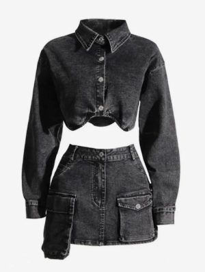 The Denim Luxe Set