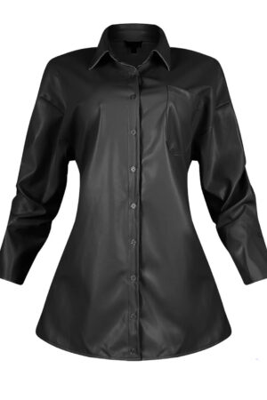 Milan Faux Leather Mini Dress