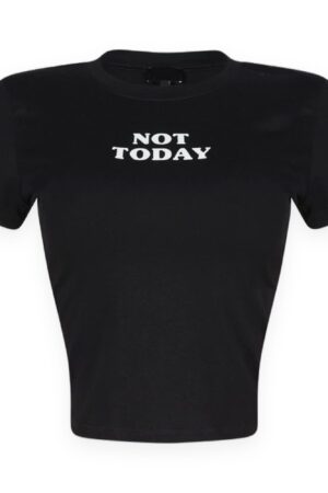 "I Think Not " Crop Tee