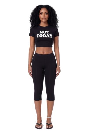 "I Think Not " Crop Tee