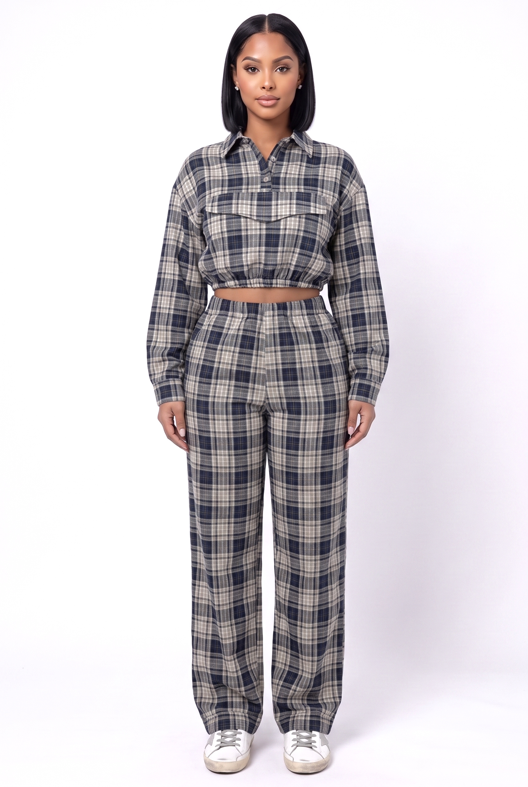 Lexy Check Plaid Set